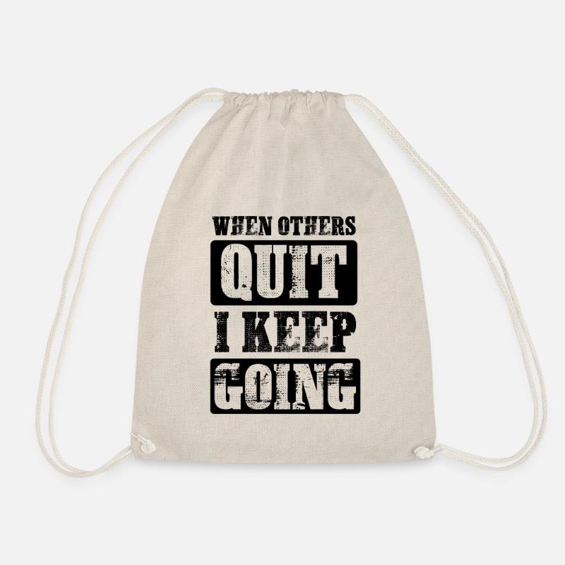 gym motivation - Turnbeutel - Natur