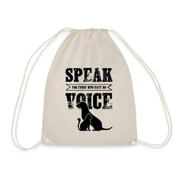dog cat animal welfare - Drawstring Bag - nature - Front