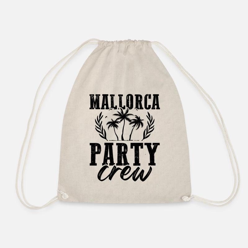 Mallorca Party Crew Strand - Turnbeutel - Natur