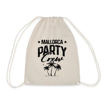 Mallorca Party Crew - Turnbeutel - Natur - Vorne