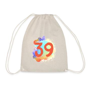 39 Number of blobs - Drawstring Bag - nature - Front