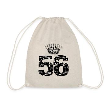 56 Number crown - Drawstring Bag - nature - Front
