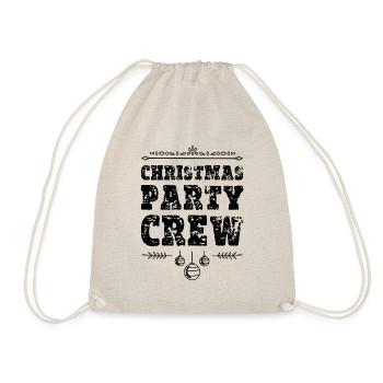 Christmas Party Crew - Drawstring Bag - nature - Front