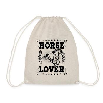 Horse Lover - Turnbeutel - Natur - Vorne