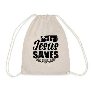 Jésus sauve - Sac de sport léger - nature - Devant