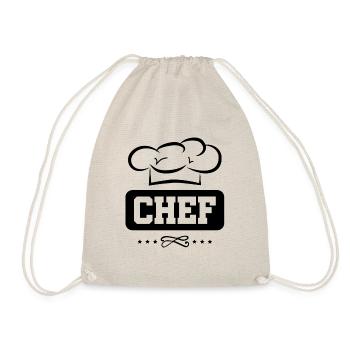 chef chef - Drawstring Bag - nature - Front