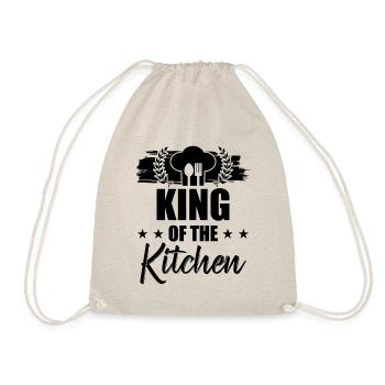 king of the kitchen - Drawstring Bag - nature - Front