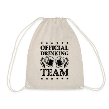 Drinking Team - Turnbeutel - Natur - Vorne