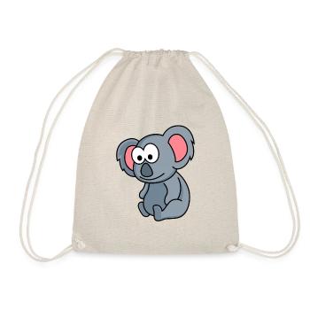 Koala Comic Tier - Turnbeutel - Natur - Vorne