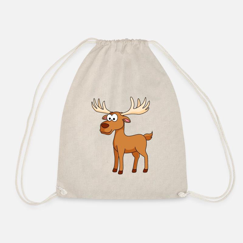 Moose Comic Animal - Sac de sport léger - nature