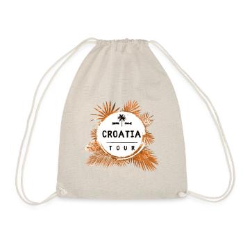 Croatia Tour Colorful - Drawstring Bag - nature - Front