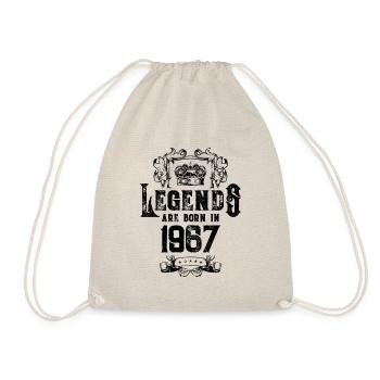 1967 legends geburtstag - Turnbeutel - Natur - Vorne
