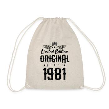 1981 limited edition - Turnbeutel - Natur - Vorne