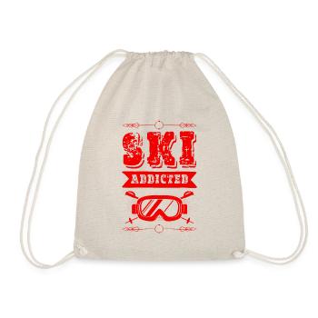 Ski Addicted - Turnbeutel - Natur - Vorne