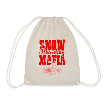Snowboarding Mafia - Turnbeutel - Natur - Vorne