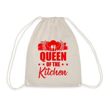 Queen of the kitchen - Drawstring Bag - nature - Front