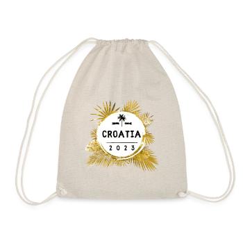 Croatia 2023 Colorful - Drawstring Bag - nature - Front