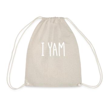 I yam Thanksgiving passende Paare S��kartoffel - Turnbeutel - Natur - Vorne
