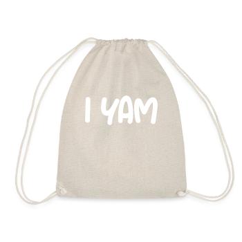 I yam Thanksgiving passende Paare S��kartoffel - Turnbeutel - Natur - Vorne