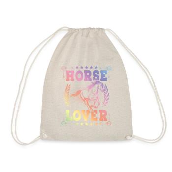 Horse Lover - Drawstring Bag - nature - Front
