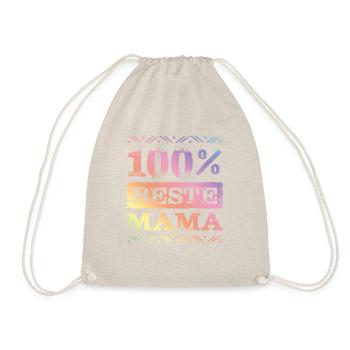 Beste Mama - Turnbeutel - Natur - Vorne