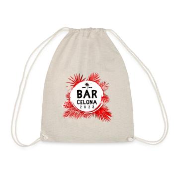 Barcelona 2023 Colorful - Drawstring Bag - nature - Front