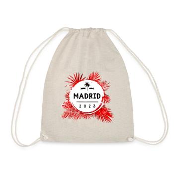 Madrid 2023 Colorful - Drawstring Bag - nature - Front