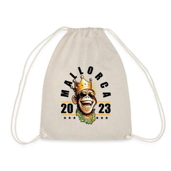 Mallorca 2023 King Party Malle - Drawstring Bag - nature - Front