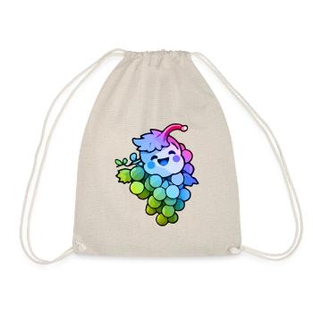 Grape Comic Colorful - Drawstring Bag - nature - Front