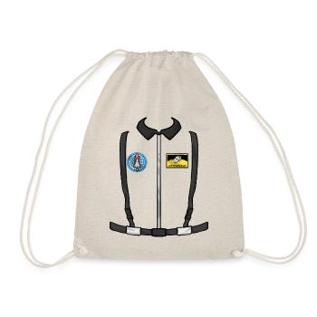 Astronaut Kost�m Kosmonaut Halloween Astronaut - Turnbeutel - Natur - Vorne