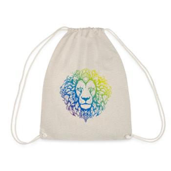 Leo Mandala Boho - Drawstring Bag - nature - Front