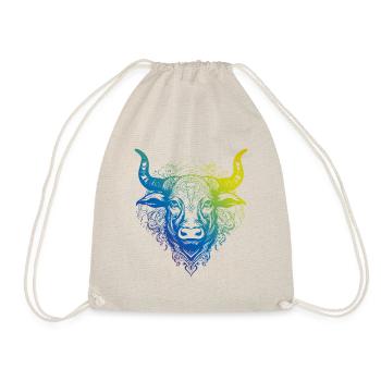 Bulle Mandala Boho - Turnbeutel - Natur - Vorne