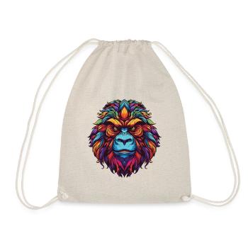 Gorilla Portrait - Drawstring Bag - nature - Front