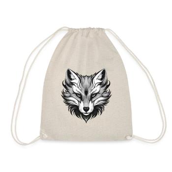 Fox Portrait Animal - Drawstring Bag - nature - Front