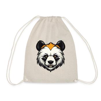 Tête de panda - Sac de sport léger - nature - Devant