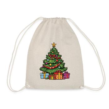 sapin Noël sapin - Sac de sport léger - nature - Devant