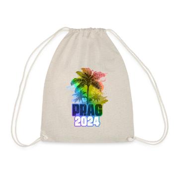 Prague 2024 Vacances Palmiers Colorés - Sac de sport léger - nature - Devant