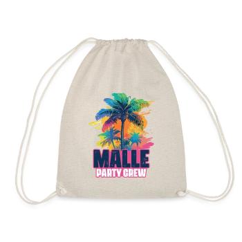 Malle Party Crew Holidays - Drawstring Bag - nature - Front
