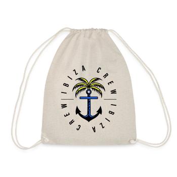 Ibiza Crew Anchor Palm Tree - Drawstring Bag - nature - Front