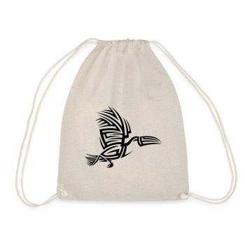 Tatouage tribal Toucan - Sac de sport léger - nature - Devant