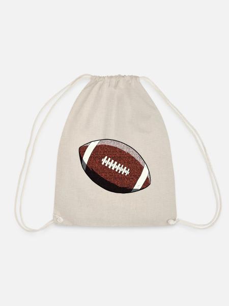 American Football Wordball - Turnbeutel - Natur