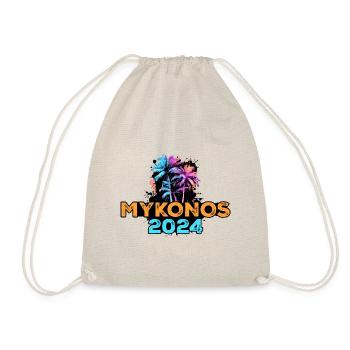 Mykonos 2024 Tour - Drawstring Bag - nature - Front