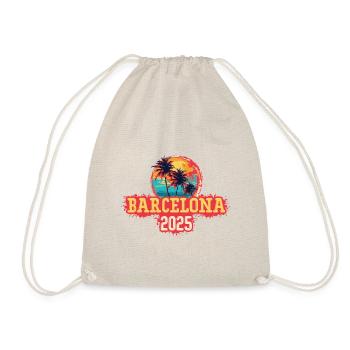 Palmiers de Barcelone 2025 - Sac de sport léger - nature - Devant