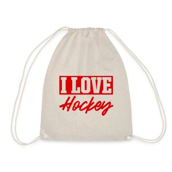 J’adore le hockey - Sac de sport léger - nature - Devant