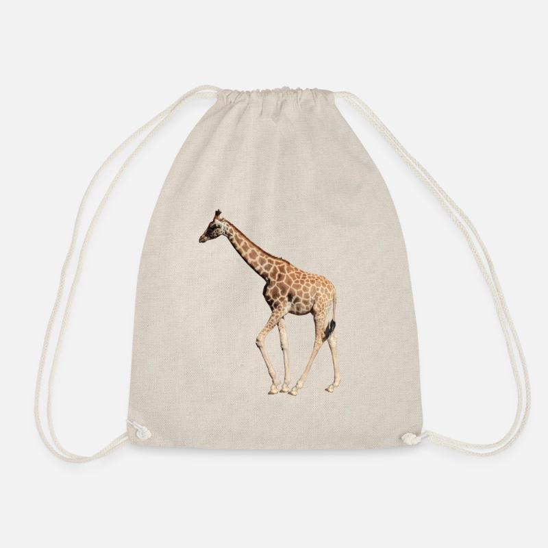 Giraffe echt - Turnbeutel - Natur