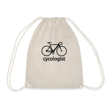 Cycologist - Rennrad, Radfahren, Fahrrad - Turnbeutel - Natur - Vorne