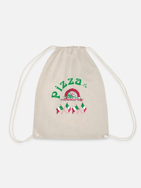 Pizza Karton | Fastfood - Turnbeutel - Natur