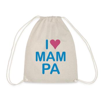 I love MAMPA - Drawstring Bag - nature - Front