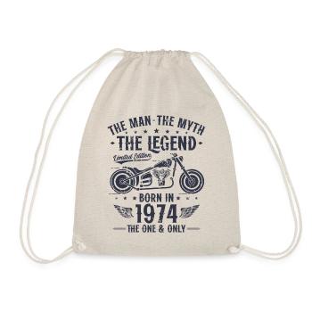 1974 Vintage homme mythe légende moto - Sac de sport léger - nature - Devant