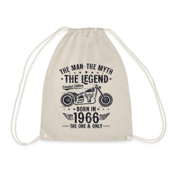 1966 Vintage homme mythe légende moto - Sac de sport léger - nature - Devant